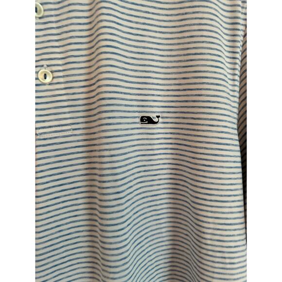 Vineyard vines men’s performance short sleeve striped polo size large - Picture 4 of 8
